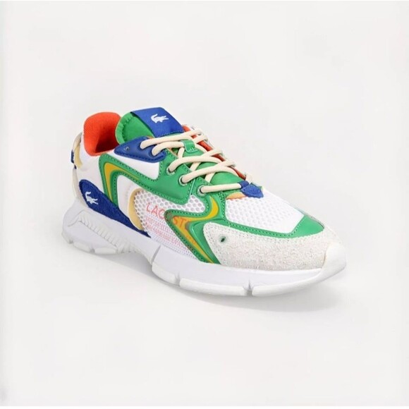 Lacoste Mens L003 Neo Textile‎ Color P WhiteBlue 10M - Picture 6 of 7